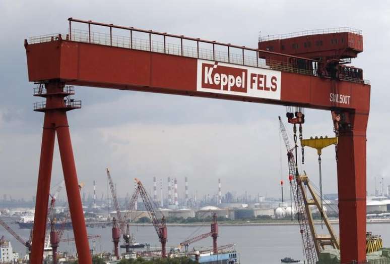 Visão geral de estaleiro da Keppel Corporation em Cingapura 19/01/2016 REUTERS/Edgar Su