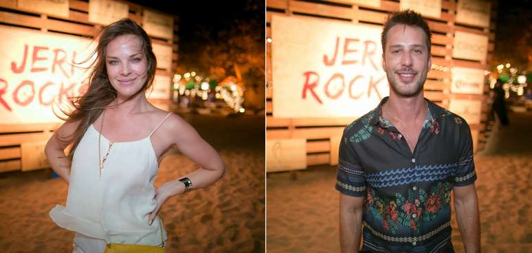 A atriz Letícia Birkheuer e o apresentador e youtuber Caio Fischer também curtiram o evento nas areias de Jericoacoara