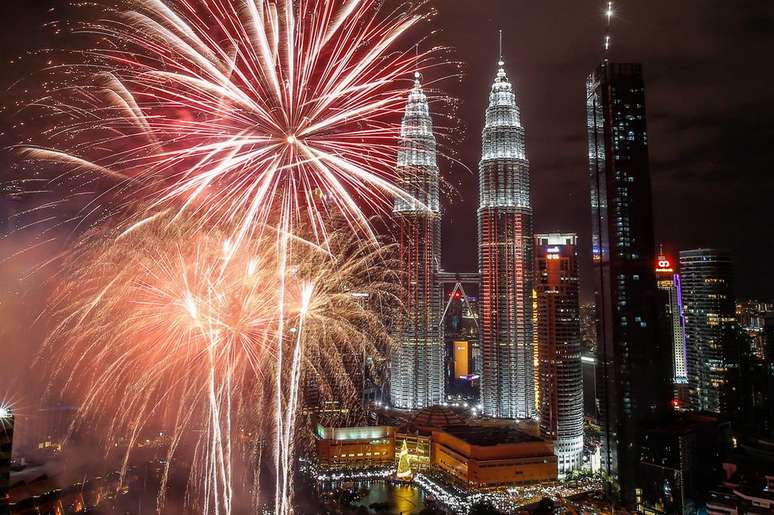 As Torres Petronas, em Kuala Lumpur, Malásia
