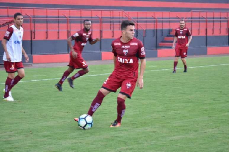 Andrigo defendeu o Atlético-GO na temporada passada (Foto: Paulo Marcos/Atlético-GO)