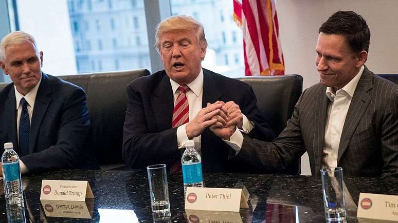 Thiel chamou a aten&ccedil;&atilde;o por ter apoiado Trump na elei&ccedil;&atilde;o presidencial de 2016