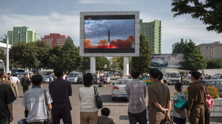 Nem todos os testes de míssil realizados pela Coreia do Norte no ano passado foram bem-sucedidos