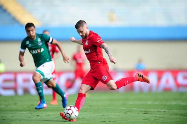 Em 2017, Eduardo Sasha atuou em 28 jogos e marcou três gols pelo Inter (Foto: Ricardo Duarte/Internacional)