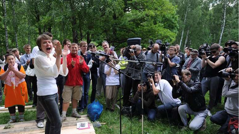 Em defesa da floresta Khimki, Chirikova organizou um dos maiores protestos ambientais da história da Rússia