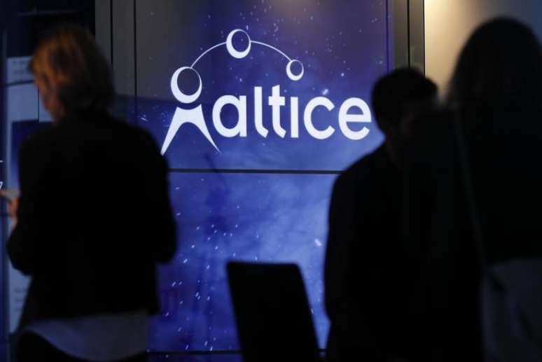 Logo da Altice durante coletiva de imprensa com jornalistas em Paris, Fran&ccedil;a
21/03/2017 REUTERS/Philippe Wojazer