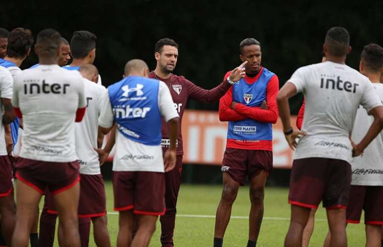 Os treinamentos no São Paulo seguem intensos desde a reapresentação do elenco na semana passada(Rubens Chiri/saopaulofc.net)