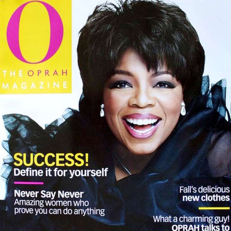 Oprah é editora de uma bem-sucedida revista que leva o seu nome