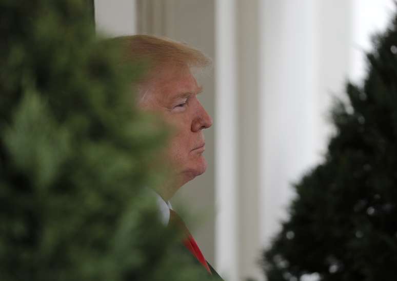 Presidente dos Estados Unidos, Donald Trump, na Casa Branca, em Washington 10/01/2018 REUTERS/Carlos Barria