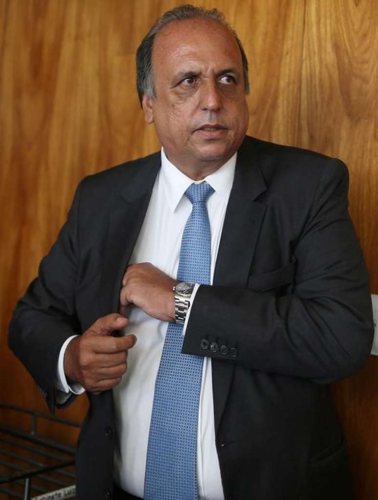 Governador do Rio de Janeiro, Luiz Fernando Pezão, durante reunião em Brasília
13/02/2017 REUTERS/Adriano Machado