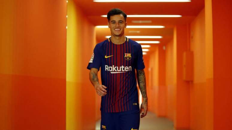 Coutinho foi apresentado pelo Barcelona na última segunda-feira (Foto: Divulgação)