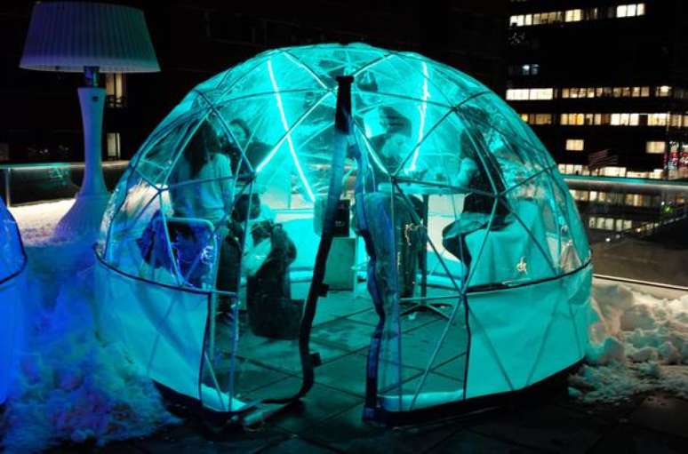 "Iglu Bar", a nova tendência de bar e balada nos EUA