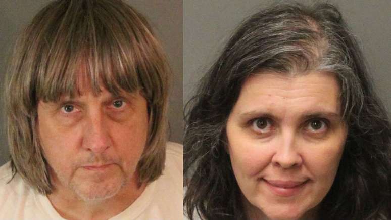 David Allen e Louise Anna Turpin foram presos sob acusação de tortura