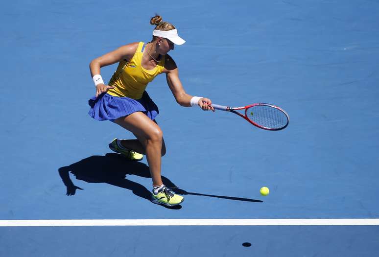A tenista brasileira Bia Haddad, durante disputa do Aberto da Austrália.