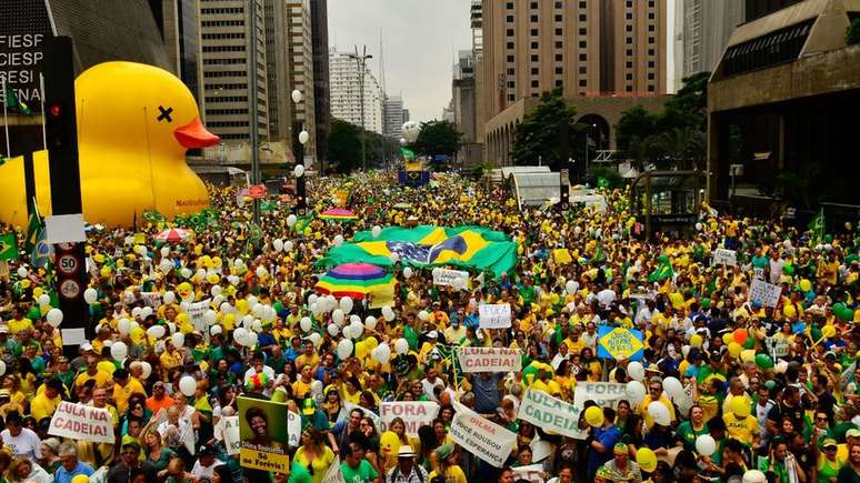 MBL mobilizou a população pelo impeachment de Dilma, em 2016 | foto: Rovena Rosa / Agência Brasil