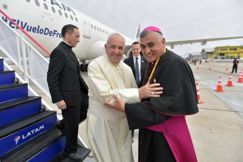 Papa Francisco faz rápida passagem por Iquique