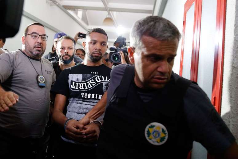 Rogério Avelino de Souza, o Rogério 157, após prisão no Rio 