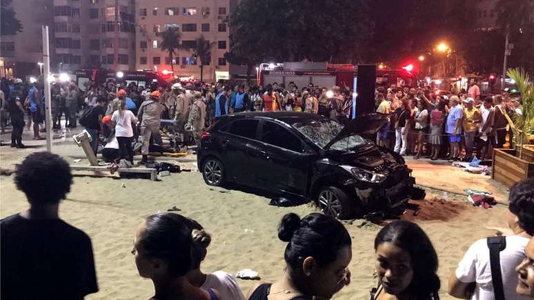 Incidente em Copacabana aconteceu por volta de 20:30