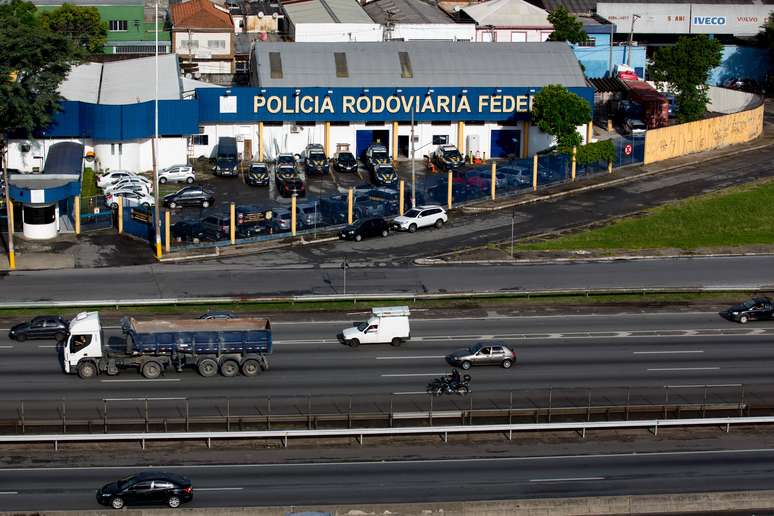 Posto da Polícia Rodoviária Federal, na Rodovia Presidente Dutra, na região da Vila Maria, zona norte de São Paulo (SP).