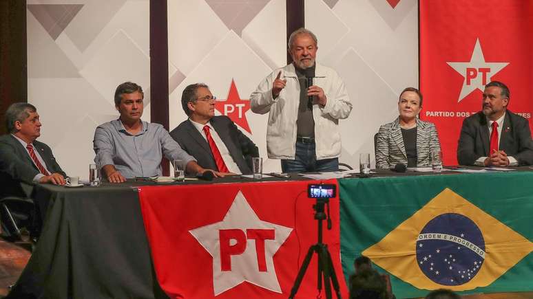 O discurso do PT é de que 'não há plano B' se Lula deixar a corrida eleitoral | foto: Ricardo Stuckert / Instituto Lula