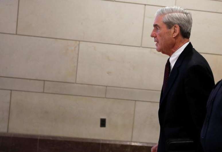 Robert Mueller deixa reunião em Washington
 20/6/2017   REUTERS/Aaron P. Bernstein   