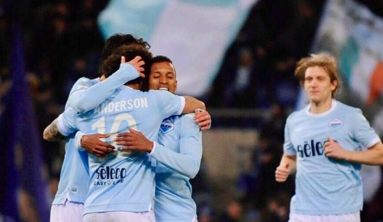 Lazio venceu jogando em casa (Foto: Divulgação)