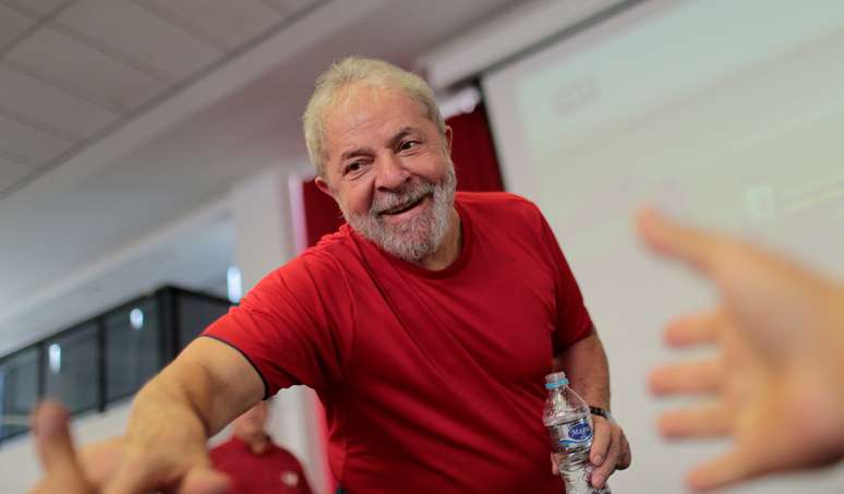 Ex-presidente Luiz Inácio Lula da Silva na sede do Sindicato dos Metalúrgicos do ABC, em São Bernardo do Campo  24/01/2018 REUTERS/Leonardo Benassatto