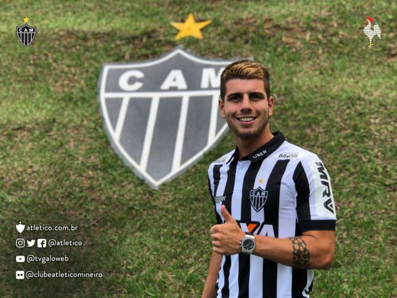 Tomás Andrade está em Belo Horizonte desde segunda-feira (Foto: Divulgação / Atlético-MG)