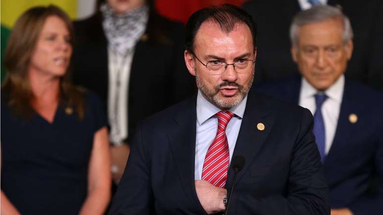 O chanceler do México, Luis Videgaray, disse que a convocação das eleições atrapalha a negociação com a oposição que aconteceu na República Dominicana