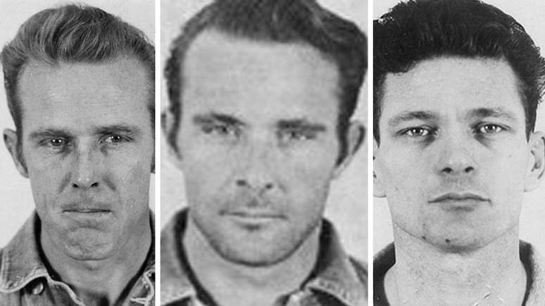 John Anglin, Clarence Anglin e Frank Morris escaparam da prisão em 1962 | Foto: FBI
