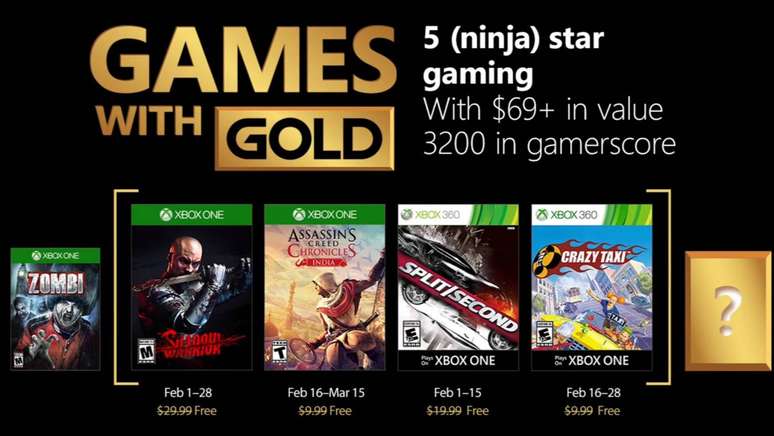 Xbox Games With Gold: Jogos de dezembro são revelados