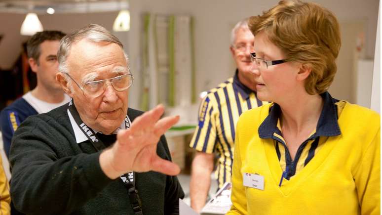 Ingvar Kamprad começou seu negócio aos 17 anos | Foto: Ikea/Paul Barendregt