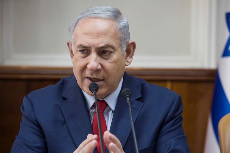 Primeiro-ministro de Israel, Benjamin Netanyahu 28/01/2018 REUTERS/Tsafrir Abayov/Pool