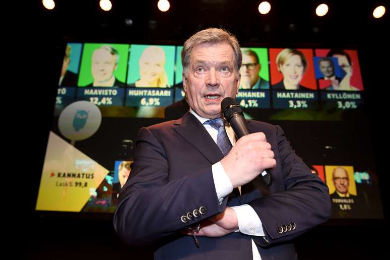 Presidente finland&ecirc;s, Sauli Niinisto 28/01/2018 LEHTIKUVA/Jussi Nukari via REUTERS