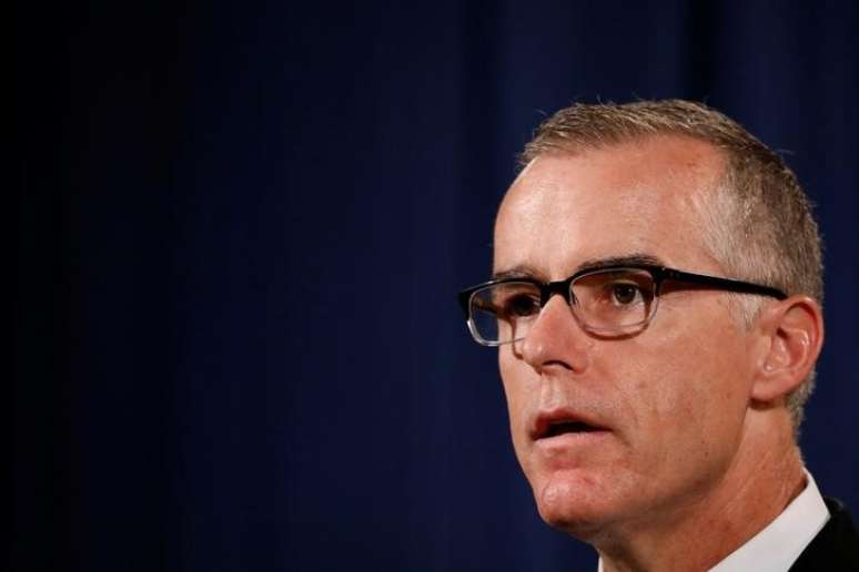 Andrew McCabe fala durante evento em Washington
 20/7/2017    REUTERS/Aaron P. Bernstein