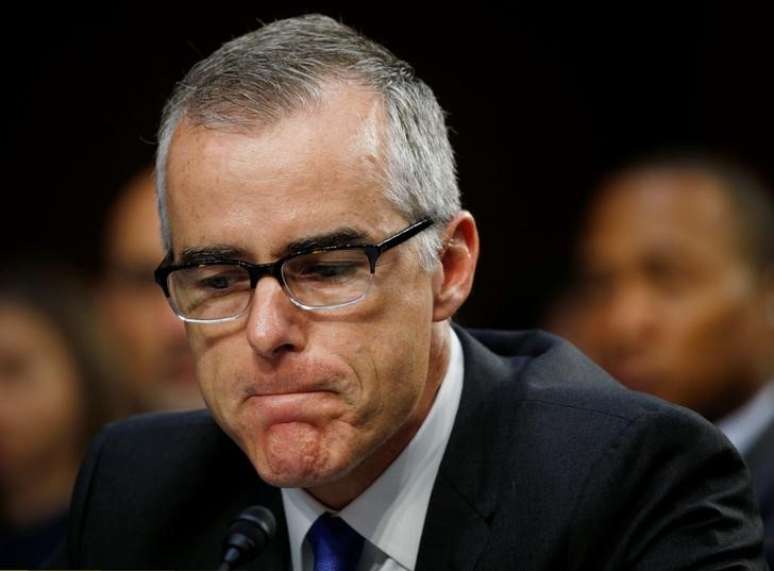 Vice-diretor do FBI, Andrew McCabe, durante audiência em Washington, Estados Unidos 07/06/2017 REUTERS/Kevin Lamarque