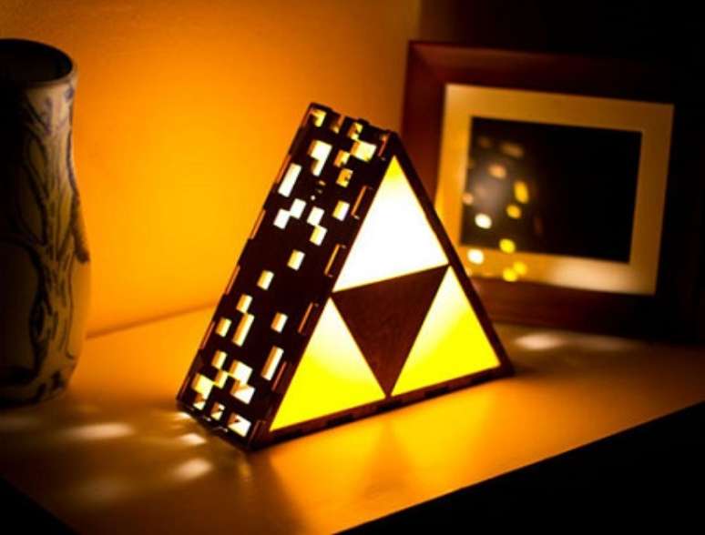 14. Melhor ainda se for uma luminária de triforce