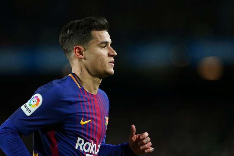 Philippe Coutinho em jogo do Barcelona contra o Alav&eacute;s
 28/1/2018      REUTERS/Albert Gea