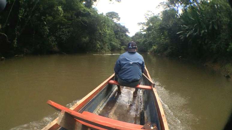 A única forma de percorrer o Darién a partir de Yaviza é através dos rios | Foto: Camilo Estrada Isaza/BBC