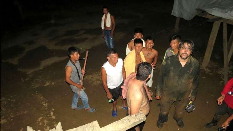 Depois de 12 horas de travessia, finalmente chegamos à comunidade wounan de Juin Phubuur, na Colômbia | Foto: Isaac Pizarro