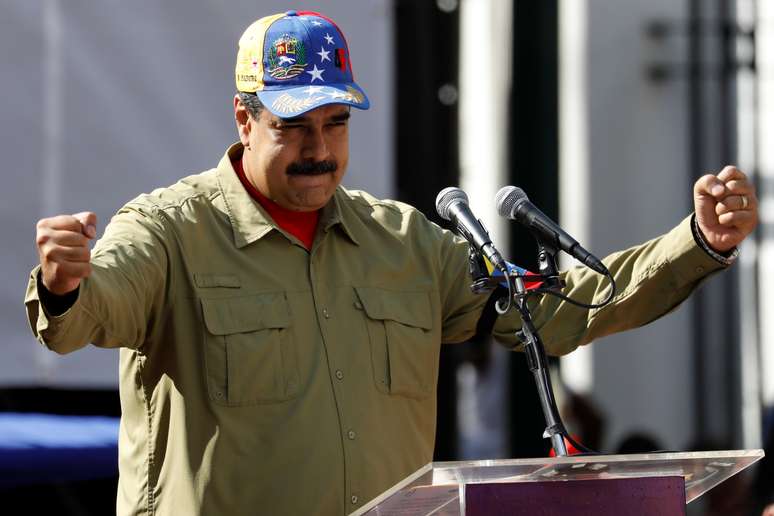Maduro durante evento em Caracas
 4/2/2018    REUTERS/Marco Bello