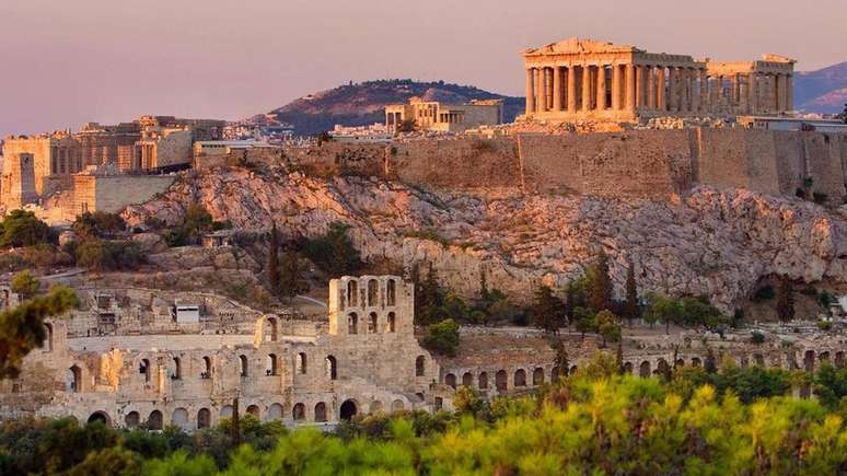 Os moradores de Atenas dizem nunca se cansar de suas vistas históricas (Foto: Scott E Barbour/Getty Images)
