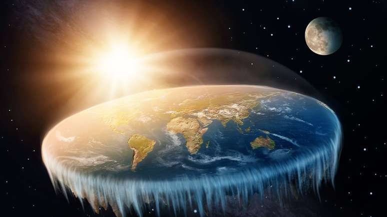 Quem acredita que a Terra é plana dizem haver uma conspiração para nos fazer crer que o planeta é redondo