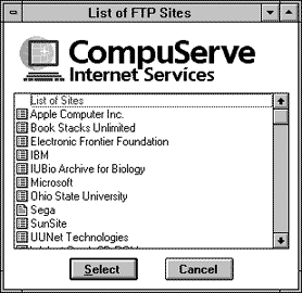 Interface jurássica do CompuServe (Foto: Reprodução)