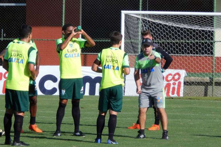 Wnderson Moreira no treino desta terça-feira (Foto:Divulgação)