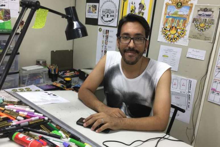 Jorge Silveira estreia na São Clemente com enredo sobre a Escola de Belas Artes, onde se formou