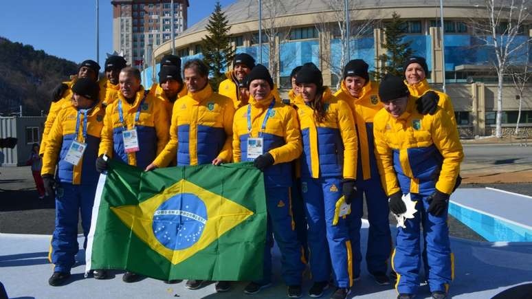 A delegação brasileira já está em PyeongChang, na Coreia do Sul, para a disputa dos Jogos de Inverno.