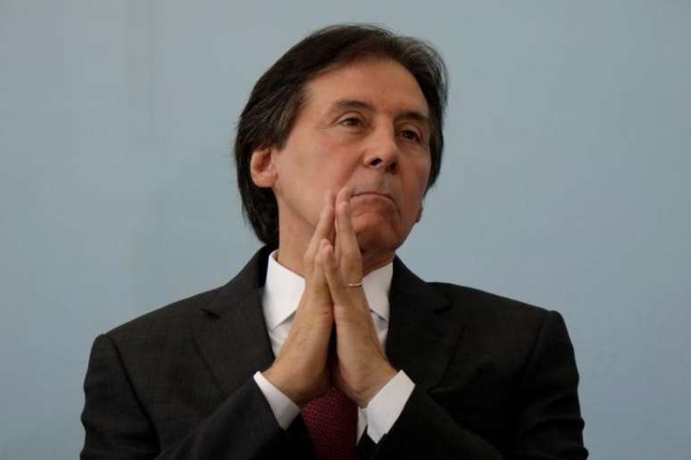 Presidente do Senado, Eunício Oliveira, durante cerimônia no Palácio do Planalto
04/10/2017 REUTERS/Ueslei Marcelino