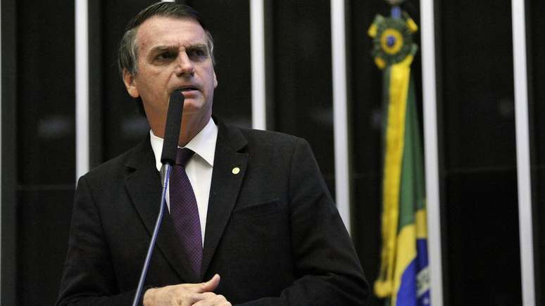Jair Bolsonaro ocupa o segundo lugar em pesquisas de intenção de voto para as eleições presidenciais | Foto: Ag. Câmara