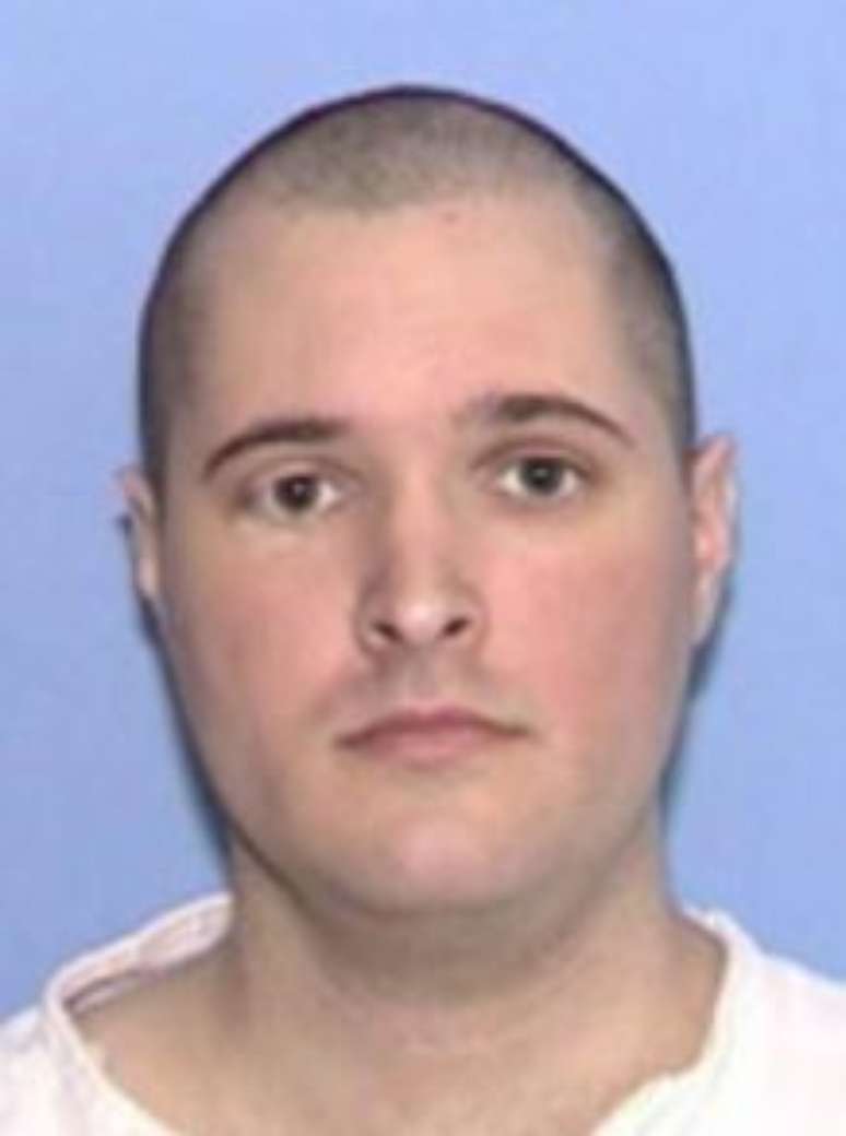 Thomas "Bart" Whitaker foi condenado à morte em março de 2007 | Foto: Departamento de Justiça Criminal do Estado do Texas