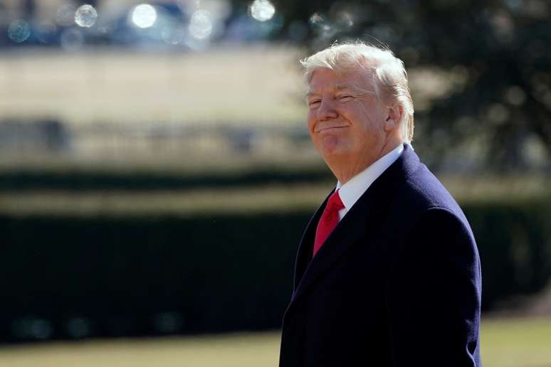 Presidente dos Estados Unidos, Donald Trump, na Casa Branca, em Washington 02/02/2018 REUTERS/Yuri Gripas